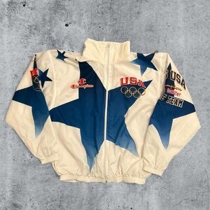 VINTAGE USA Olympic Team Jacket Size XL Champion 1996 Atlanta Official Mens 90s
